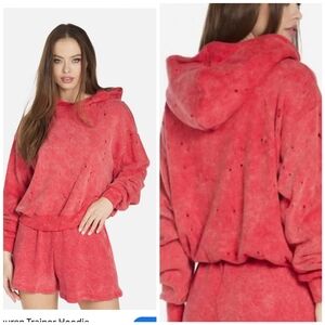 Michael Lauren Distressed Trainor hoodie
